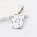Silver Leo charm