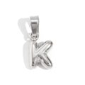 Silver K charm