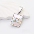 Silver Gemini charm
