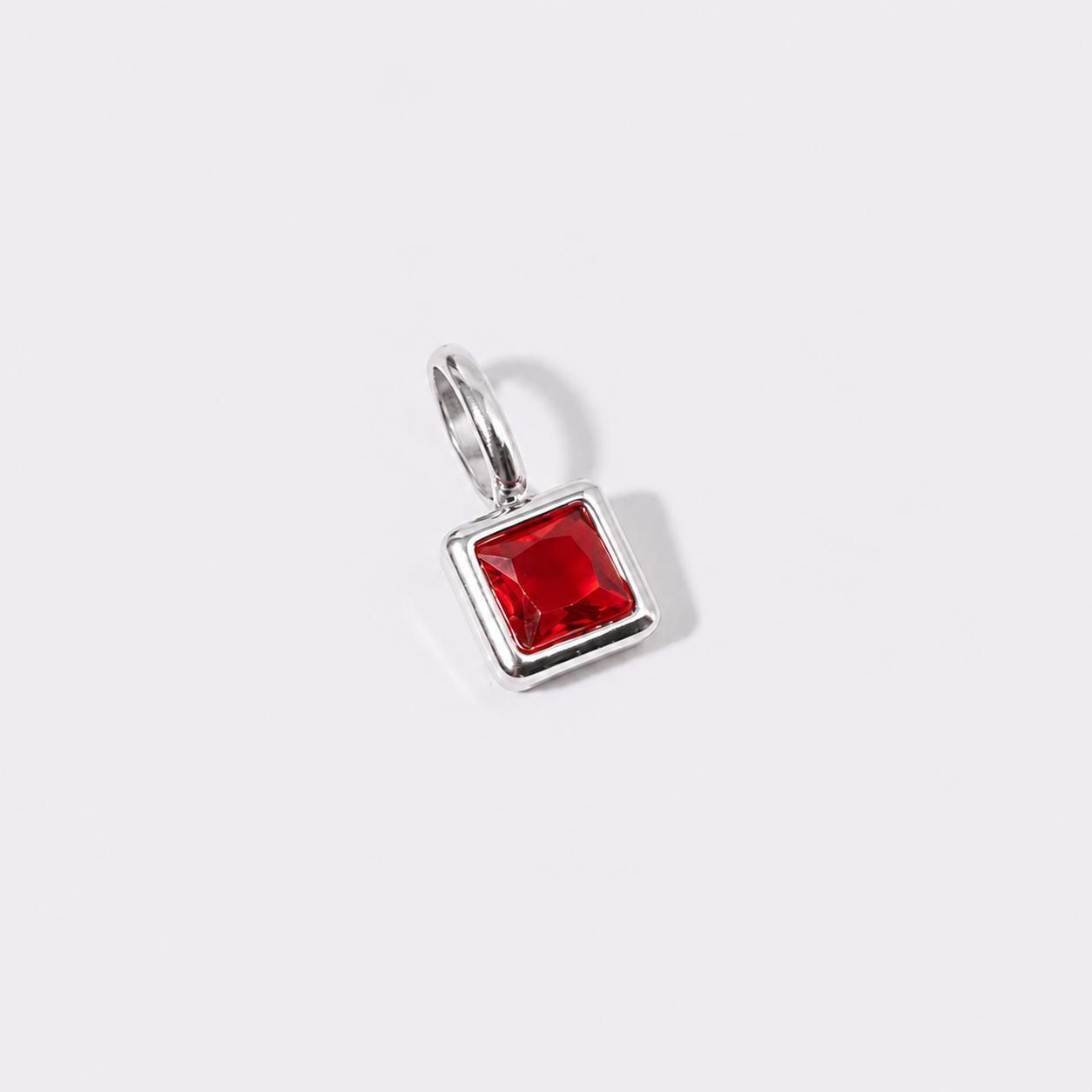 Silver January charm