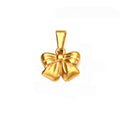 Gold Classic bow charm