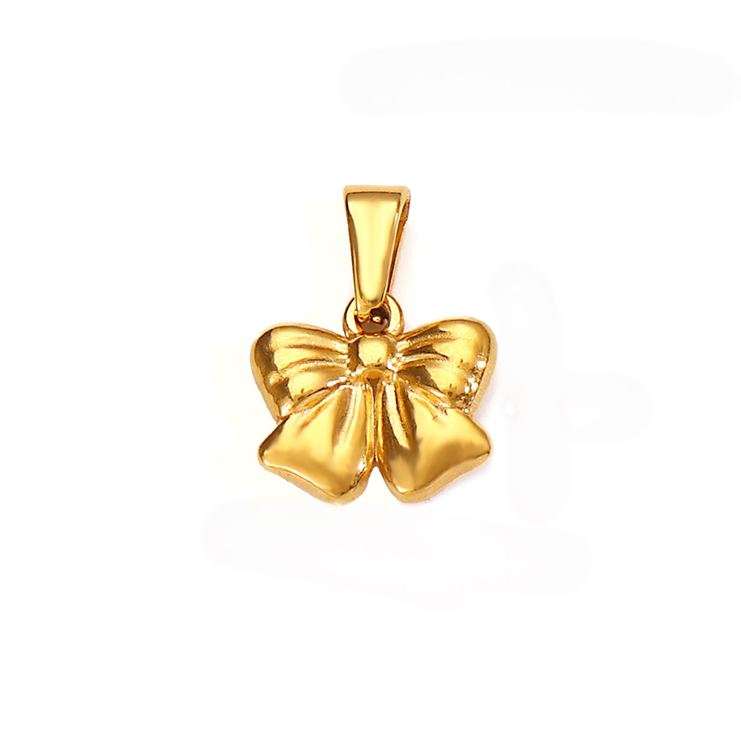 Gold Classic bow charm