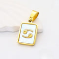 Gold Cancer charm