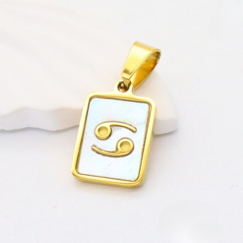 Gold Cancer charm