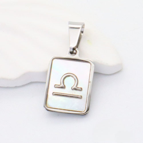 Silver Libra charm