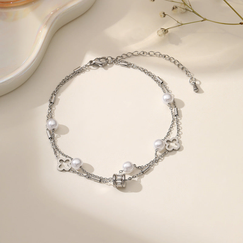 Silver Bloom Bracelet