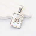 Silver Pisces charm