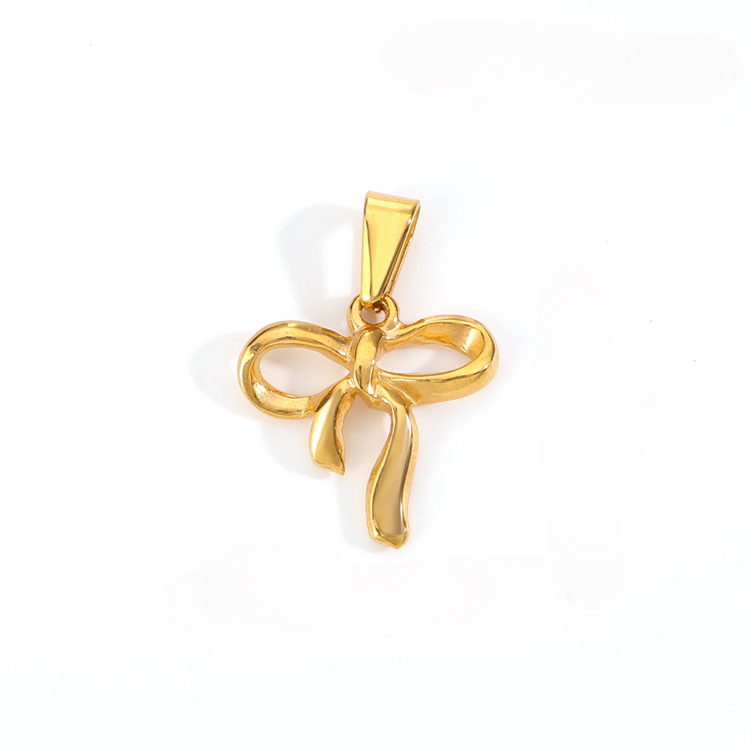 Gold Mini Vintage bow charm