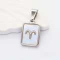 Silver Aries charm