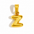Gold Z charm