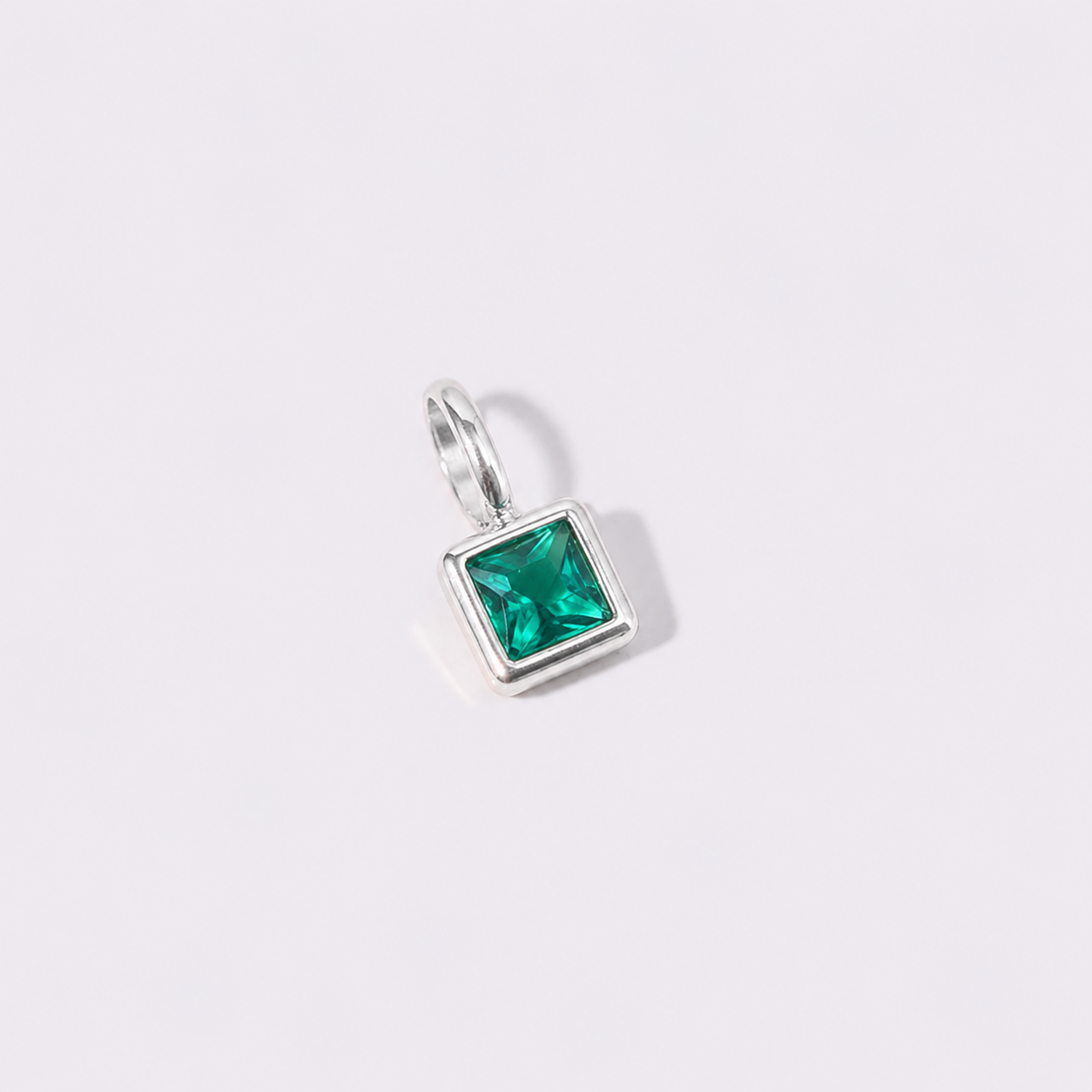 Silver May charm