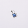 Silver September charm