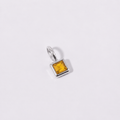 Silver November charm