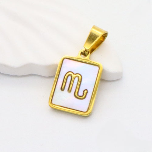 Gold Scorpio charm