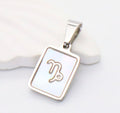 Silver Capricorn charm