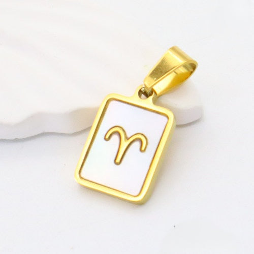 Gold Aries charm