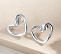 Silver Heart Earrings