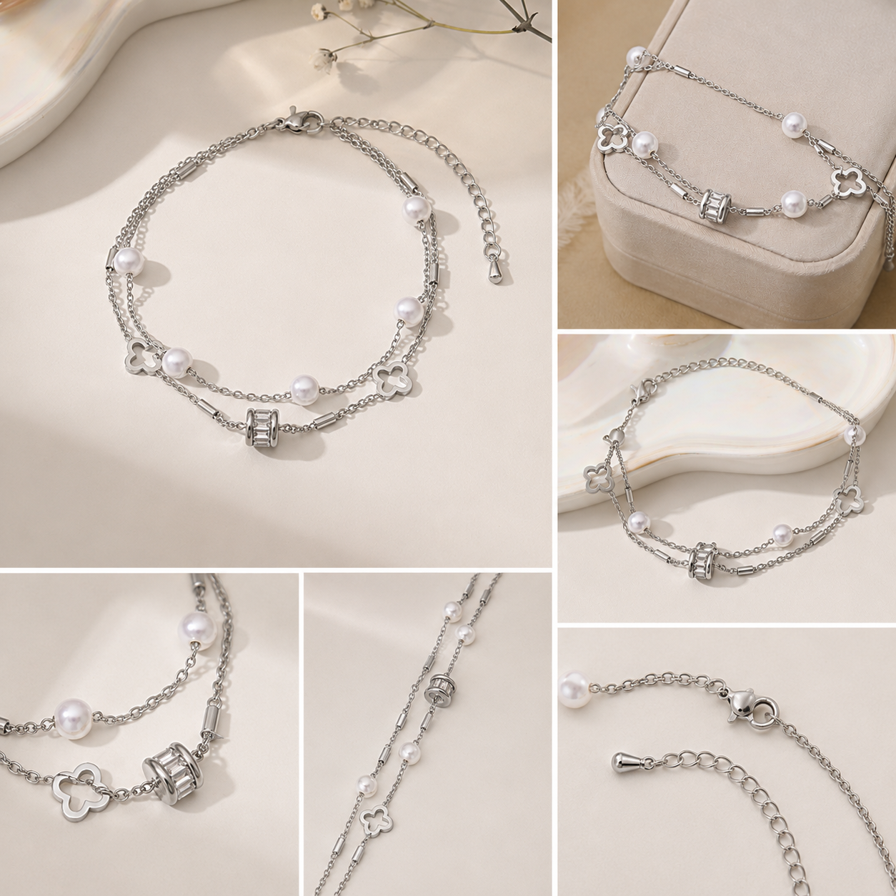 Silver Bloom Bracelet