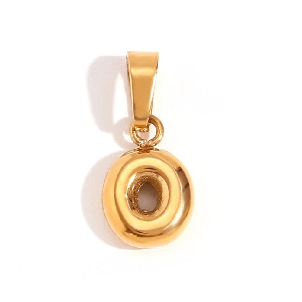 Gold O charm