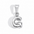 Silver G charm