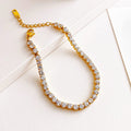 Gold Classic Tennis Bracelet