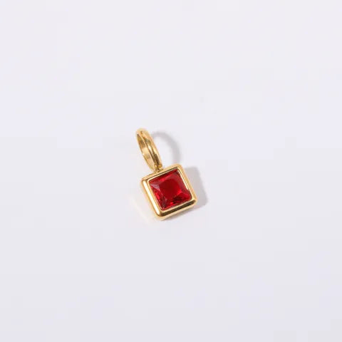 Gold January charm