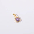 Gold June charm