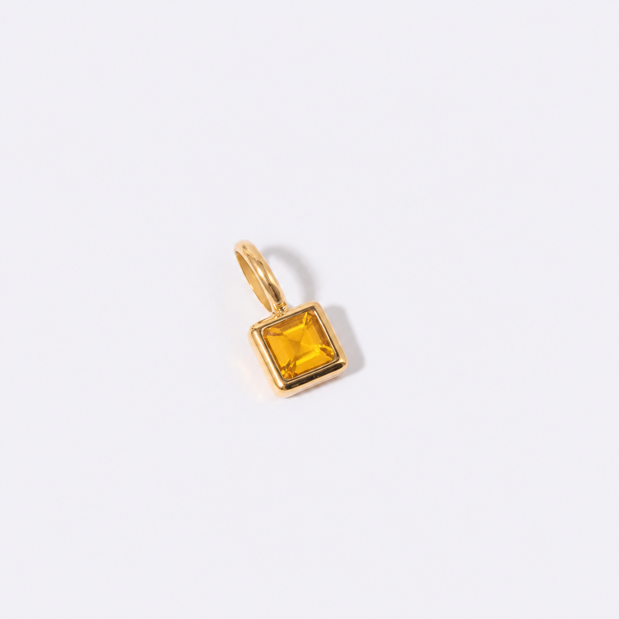 Gold November charm